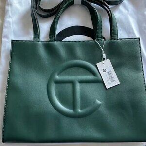 Telfar Medium Green Shopping Bag